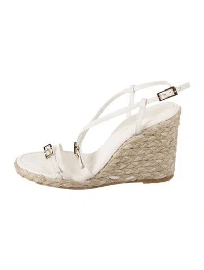 Pre-owned Saint Laurent Leather Espadrilles In Multicolor