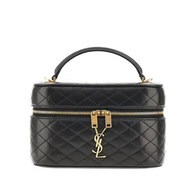 Saint Laurent Leather 'gaby' Mini Bag In Black