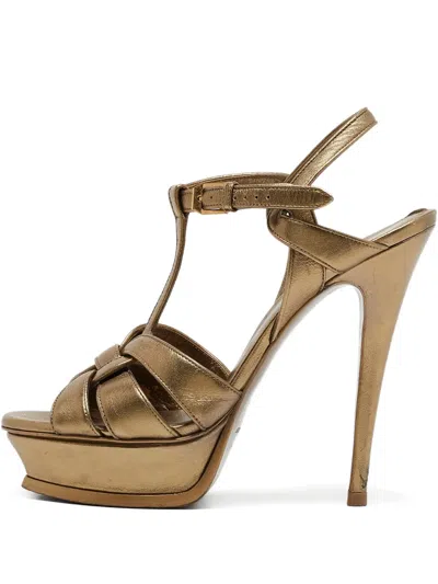 Pre-owned Saint Laurent Leather Heeled Pumps