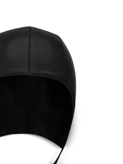 Saint Laurent Leather Helmet Hat