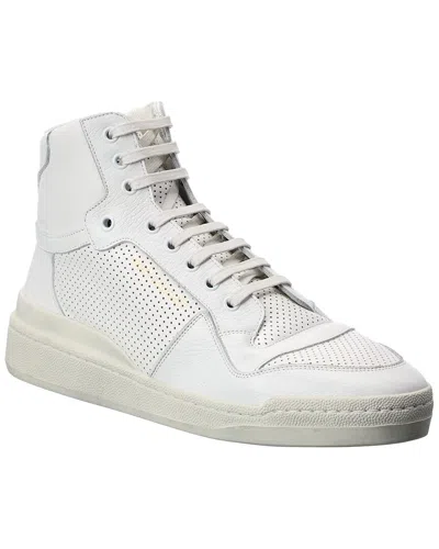 Saint Laurent Off-white Used-look Sl24 Sneakers