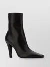 Saint Laurent Black Leather Vendome Ankle Boots