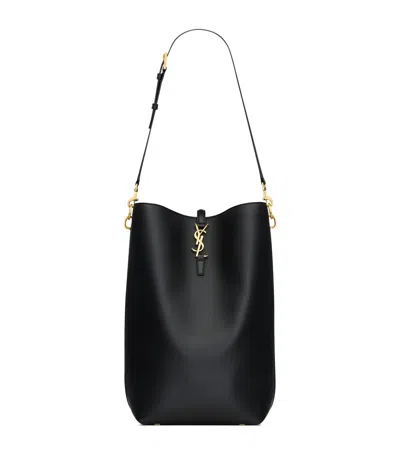 SAINT LAURENT LEATHER LE 37 BUCKET BAG