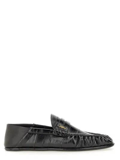 SAINT LAURENT LEATHER LOAFER