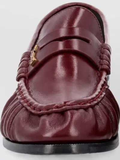 Saint Laurent Leather Loafers