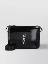 Saint Laurent Leather Messenger Bag Solferino