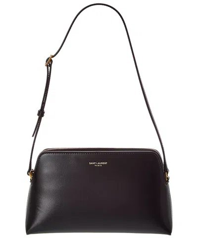 Saint Laurent Leather Mini Bag In Black