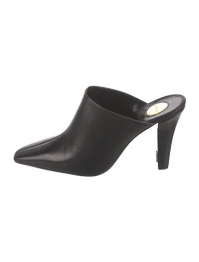 Pre-owned Saint Laurent Leather Mules In Multi