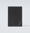 Saint Laurent Leather Passport Holder In Black
