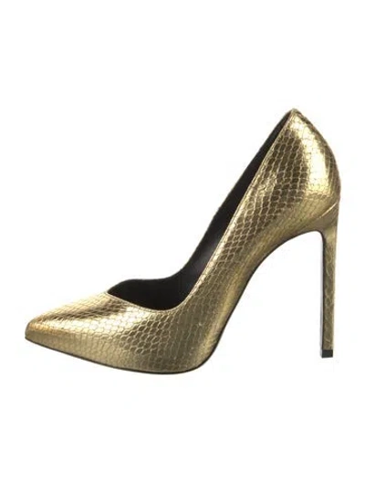 Pre-owned Saint Laurent Leather Pumps