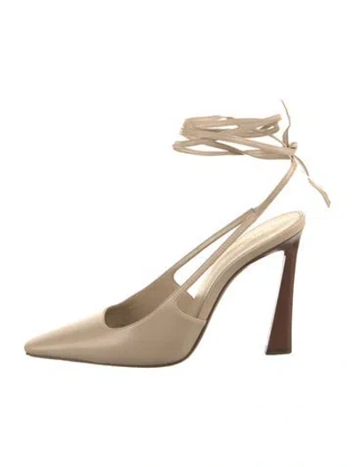 Pre-owned Saint Laurent Leather Pumps In Black