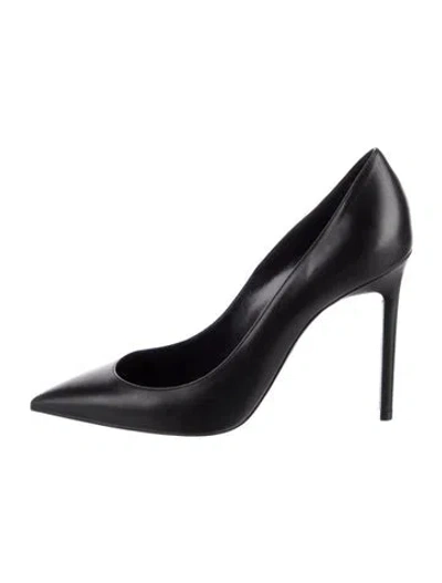 Pre-owned Saint Laurent Leather Pumps In Black