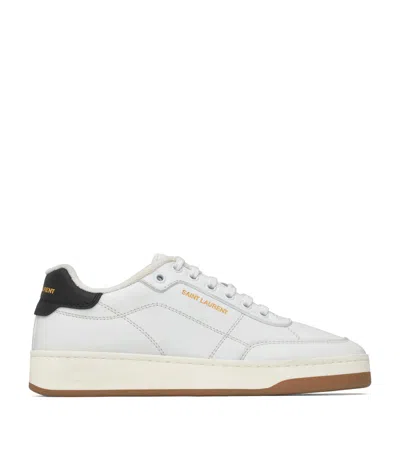 SAINT LAURENT LEATHER SL/61 LOW-TOP SNEAKERS