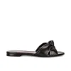 Saint Laurent Woven Leather Sandal Slide