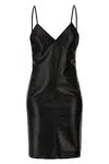 Saint Laurent Leather Slip Dress
