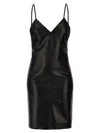 Saint Laurent Woman Black Dresses In Black