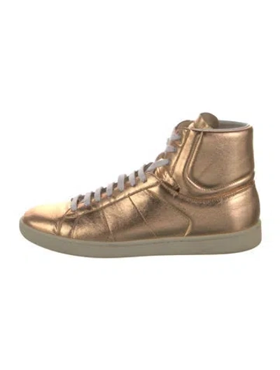 Pre-owned Saint Laurent Leather Sneakers
