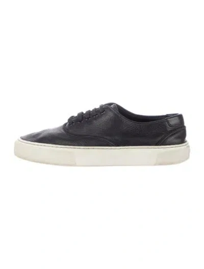 Pre-owned Saint Laurent Leather Sneakers In Blue