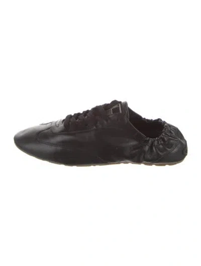 Pre-owned Saint Laurent Leather Sneakers In Brown