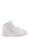 Saint Laurent Leather High-top Sneakers With Logo