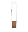 Saint Laurent Leather Solferino Cross-body Bag In Brown