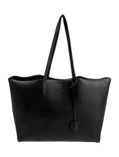 Pre-owned Saint Laurent Leather Tote In Black