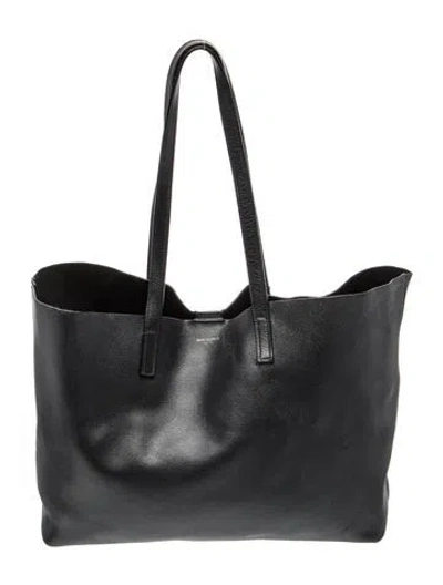 Pre-owned Saint Laurent Leather Tote In Black