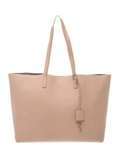 Pre-owned Saint Laurent Leather Tote In Pink