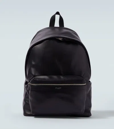 Saint Laurent Leather-trimmed Backpack