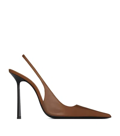 SAINT LAURENT LEATHER VENDOME PUMPS 110