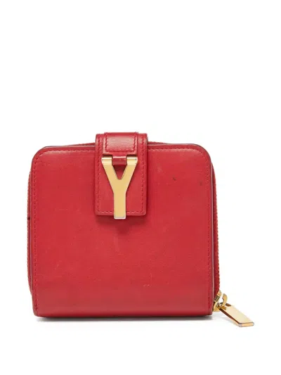 Pre-owned Saint Laurent Leather Wallet
