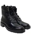 Saint Laurent Leather William 25 Front Zip Boot (authentic Pre-loved)