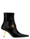 Saint Laurent 'lee' Ankle Boots In Black