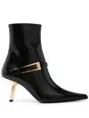 Saint Laurent Lee Boots In Black