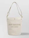 Saint Laurent Left Bank Bucket Bag In White