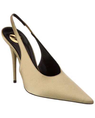 SAINT LAURENT SAINT LAURENT L'ENTRACTE 110 SATIN SLINGBACK PUMP