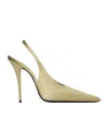 Saint Laurent Mug Slingback Pump In Nude