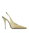 Saint Laurent Mug Slingback Pump In Beige