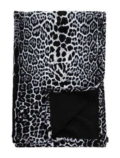 Pre-owned Saint Laurent Leopard Beach Towel In Multi