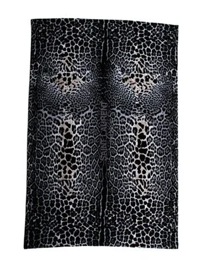 Pre-owned Saint Laurent Leopard Beach Towel In Multicolor