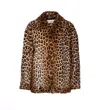 Saint Laurent Leopard Jacket In Animal Print