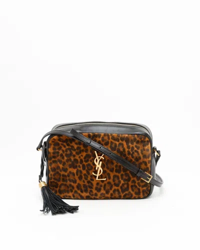 Saint Laurent Leopard Lou Camera Bag