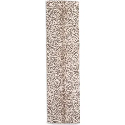 Saint Laurent Leopard Print Cashmere & Silk Scarf