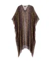 Saint Laurent Leopard-print Robe In Multi