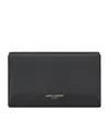 Saint Laurent Letter Wallet In Black