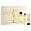 Saint Laurent Libre Eau De Parfum With Body Lotion Set In Gold