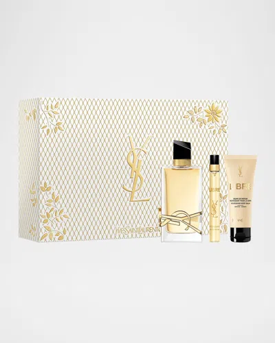 Saint Laurent Libre Eau De Parfum Holiday Set In White