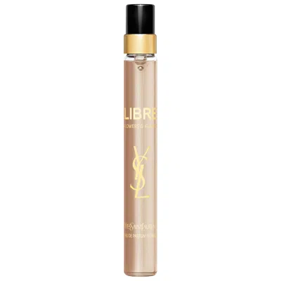 Saint Laurent Libre Flowers & Flames Eau De Parfum Florale Travel Spray 0.33 oz/ 10 ml Eau De Parfum Spray In White