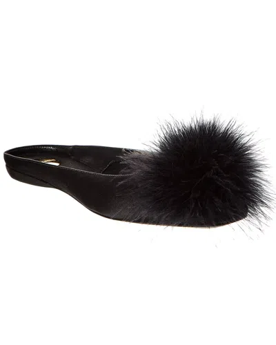 SAINT LAURENT SAINT LAURENT LIDO SATIN FLAT