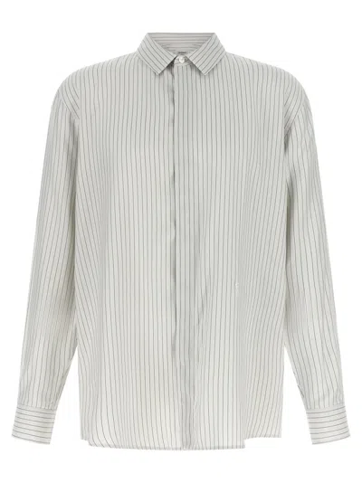 Saint Laurent Refined Cotton Cassandre Shirt For Men In Purple